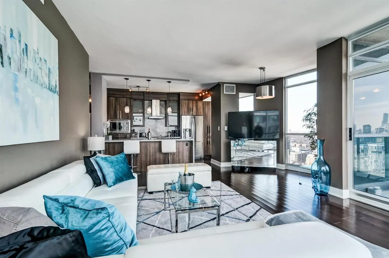 Bird'S Eye View Polished Penthouse Apartman Toronto Kanada