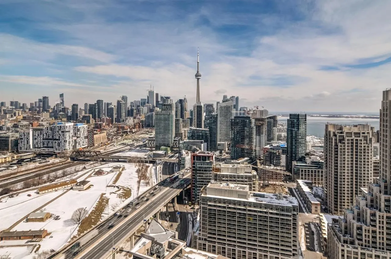 Bird'S Eye View Polished Penthouse Apartman Toronto Kanada